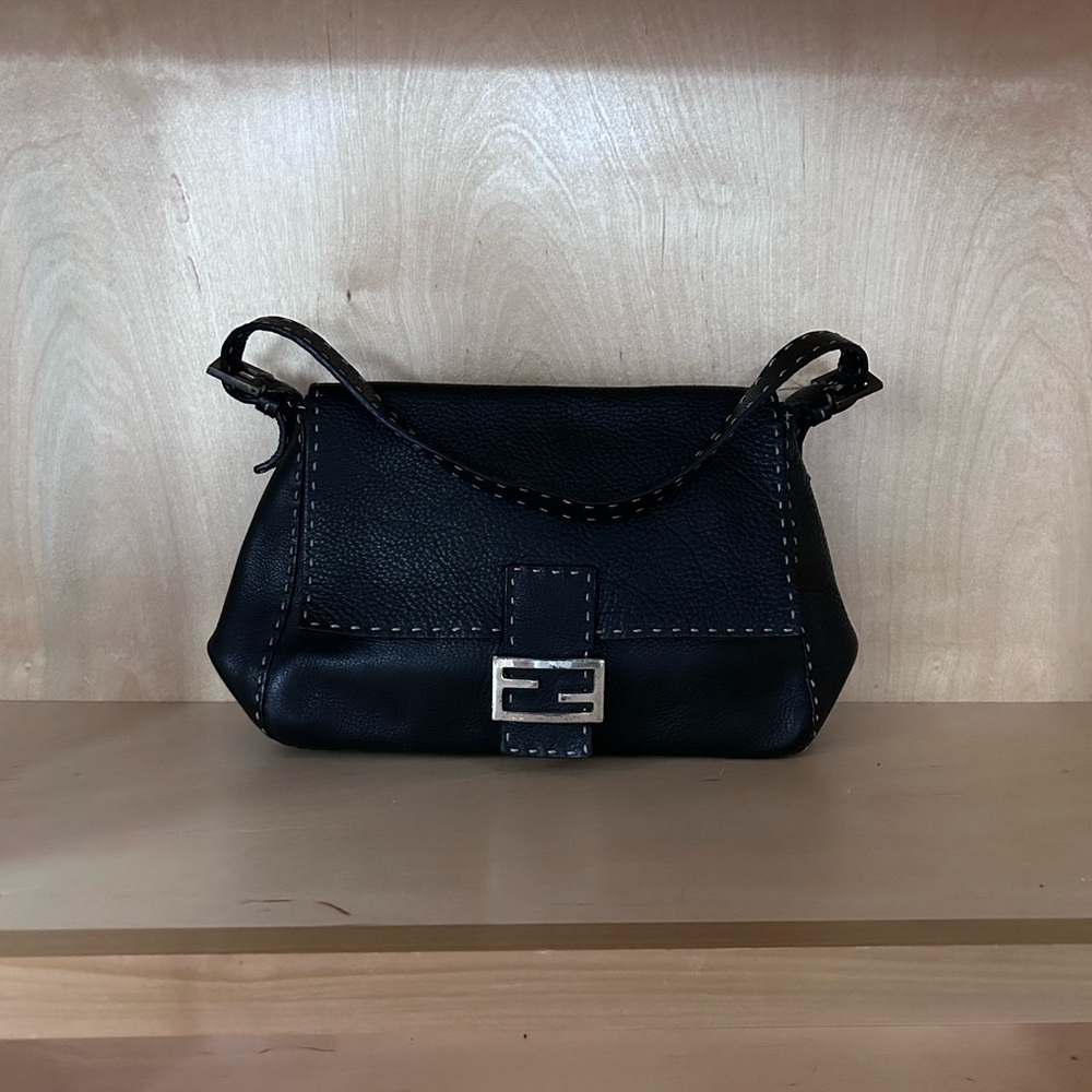 Black Leather Handbag